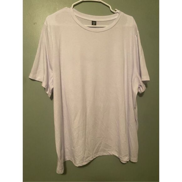 Shein Curve White City Driving Chasing Time Scoop Neck Short Sleeve 4X NWOT - Picture 2 of 5